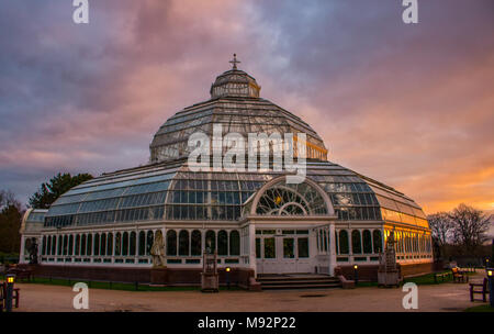 Palm House in Liverpools Sefton Park, Merseyside Stock Photo