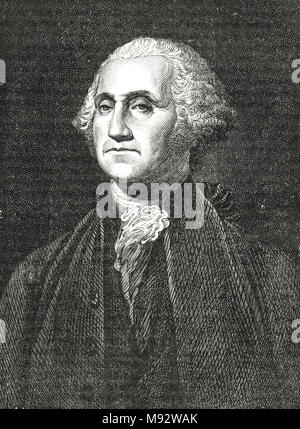 George Washington, American politician and soldier, first President of ...