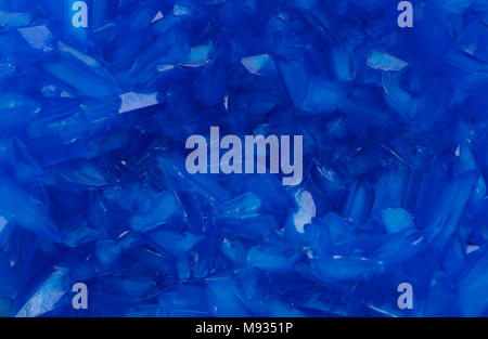 background of copper sulfate crystals Stock Photo