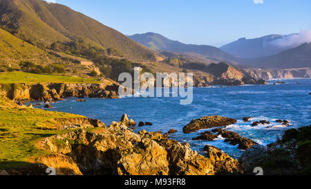 Beautiful California Coast - Big Sur, Monterey County Stock Photo