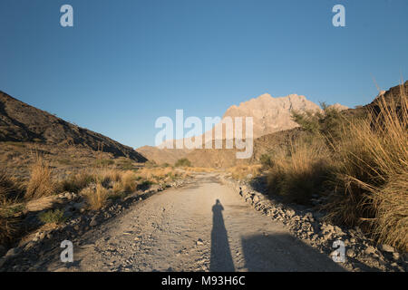 Al Hajar Mountains in Oman taken in 2015 Stock Photo