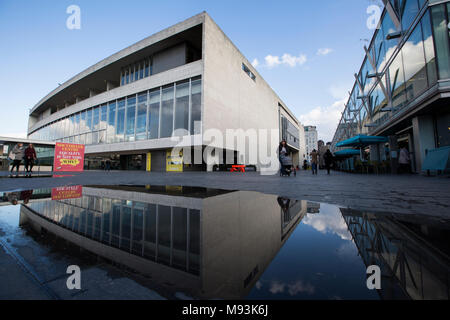 Royal Festival Hall London, London's leading classical music venue located on the banks of the River Thames at heart of Southbank Centre, England, UK Stock Photo