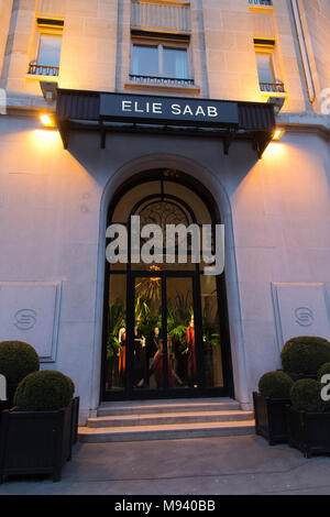 Designer Elie Saab store in Paris France Stock Photo