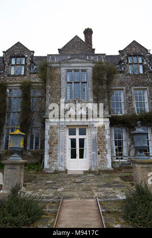 Châtelaine of Parham, Lady Emma Barnard, Parham House and Gardens, Elizabethan House, Storrington, West Sussex, England, UK Stock Photo