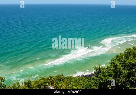 Pacific coast in Burleigh Heads National Park on the Gold Coast of Queensland, Australia. Stock Photo