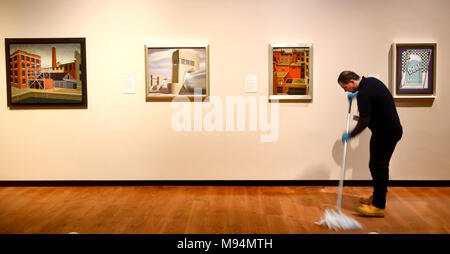 Americas Cool Modernism exhibition at ashmolean, Oxford Stock Photo