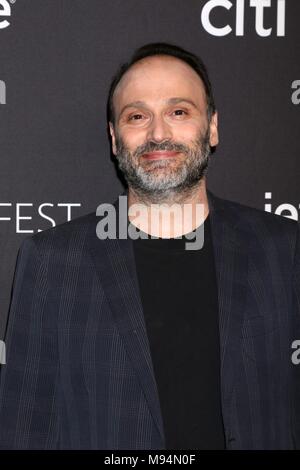 Los Angeles, CA, USA. 21st Mar, 2018. Steven Molaro at arrivals for CBS's The Big Bang Theory and Young Sheldon at the 35th Anniversary PaleyFest LA 2018, The Dolby Theatre at Hollywood and Highland Center, Los Angeles, CA March 21, 2018. Credit: Priscilla Grant/Everett Collection/Alamy Live News Stock Photo