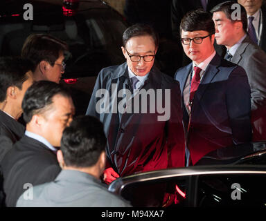 Seoul, Korea. 22nd Mar, 2018. Cha Seung-won, Lee Ki-woo, Bae Jeong-nam, Lee  Jung-Shin etc. attended SONGZIO photocall activity in Seoul, Korea on 22th  March, 2018.(China and Korea Rights Out) Credit: TopPhoto/Alamy Live