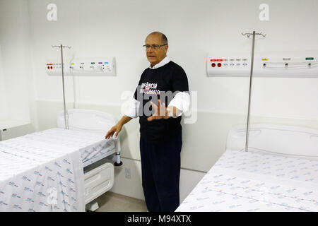 Osasco, Brazil. 22nd Mar, 2018. The Governor of the State of São Paulo, Geraldo Alckmin, delivered Thursday afternoon (21), a building of the Regional Hospital, Dr. Vivaldo Martins Simões, located in the district of Presidente Altino in Osasco, metropolitan region of the Paulista Capital. Credit: Aloisio Mauricio/FotoArena/Alamy Live News Stock Photo