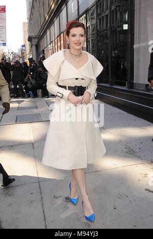 Bella Thorne, seen at BUILD Series to promote MIDNIGHT SUN out and about  for Celebrity Candids - THU, , New York, NY March 22, 2018. Photo By: Derek  Storm/Everett Collection Stock Photo - Alamy