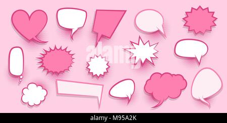 Colored speech bubble Stock Vector