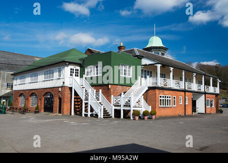 The 1907 Clubhouse at Brooklands Museum, Weybridge, Surrey, England Stock Photo