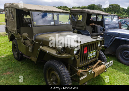 MILITARY JEEP RAF Stock Photo - Alamy