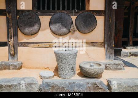 Korean old traditional house Stock Photo