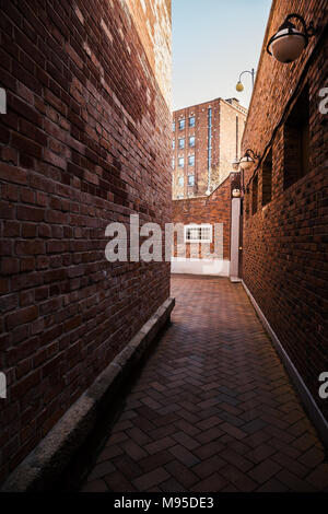 Brick Wall Alley In Seoul Korea Stock Photo Alamy