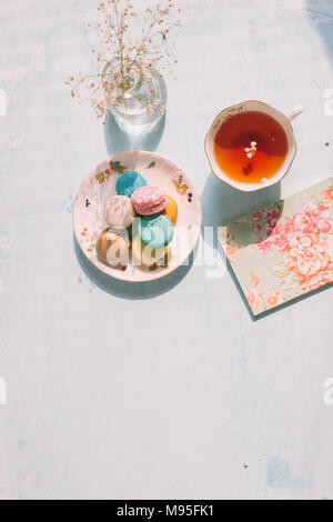 French dessert for served with afternoon tea or coffee break. Stock Photo