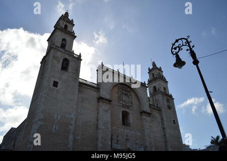 The Catedral de San Ildefonso in Merida, Mexico Stock Photo