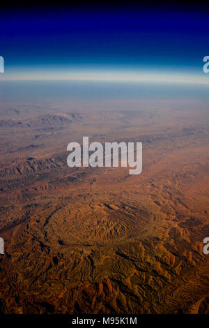 Extinct volcano landscape from a caldera inactive for millions of years ...