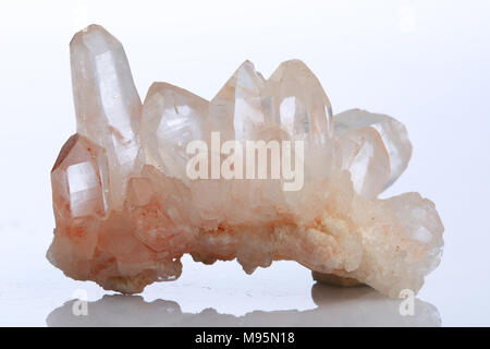 Macro Mineral Stone Rhinestone in Crystals on a Black Background close up Stock Photo