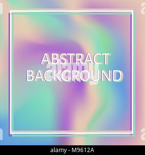 Abstract vector  holographic background. Stock Vector