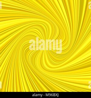 Geometric spiral background - vector design from rotating rays in color tones Stock Vector