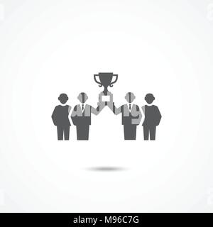 Team work icon Stock Vector