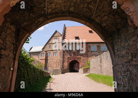 Burg Breuberg, Breuberg, Odenwald, Hessen, Deutschland Stock Photo