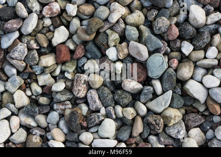Smooth round colored water stones Stock Photo