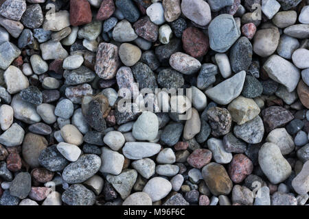 Smooth round colored water stones Stock Photo