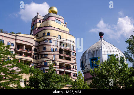 Hundertwasserhaus, Darmstadt, Hessen, Deutschland, Europa Stock Photo