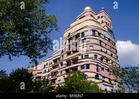 Hundertwasserhaus, Darmstadt, Hessen, Deutschland, Europa Stock Photo