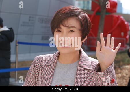 Seoul, Korea. 22nd Mar, 2018. Cha Seung-won, Lee Ki-woo, Bae Jeong-nam, Lee  Jung-Shin etc. attended SONGZIO photocall activity in Seoul, Korea on 22th  March, 2018.(China and Korea Rights Out) Credit: TopPhoto/Alamy Live