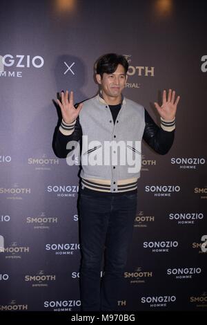 Seoul, Korea. 22nd Mar, 2018. Cha Seung-won, Lee Ki-woo, Bae Jeong-nam, Lee  Jung-Shin etc. attended SONGZIO photocall activity in Seoul, Korea on 22th  March, 2018.(China and Korea Rights Out) Credit: TopPhoto/Alamy Live