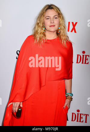 Los Angeles, USA. 22nd March, 2018. Drew Barrymore 051 attends Netflix's 'Santa Clarita Diet' season 2 premiere at The Dome at Arclight Hollywood on March 22, 2018 in Hollywood, California Credit: Tsuni / USA/Alamy Live News Stock Photo