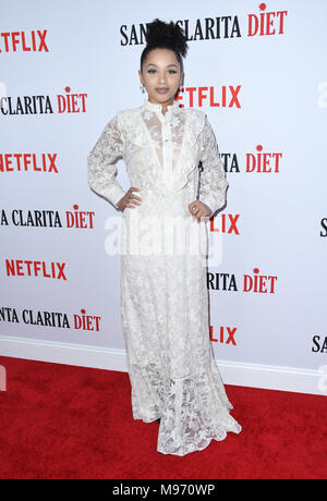 Hollywood, California, USA. 22nd Mar, 2018. Jaylen Barron. Netflix's ''Santa Clarita Diet'' Season 2 Premiere held at Arclight Hollywood Cinerama Dome. Credit: Birdie Thompson/AdMedia/ZUMA Wire/Alamy Live News Stock Photo