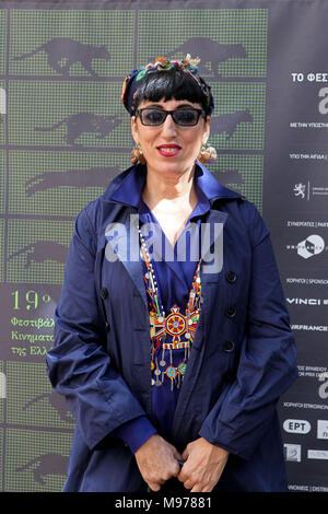 Athens, Greece. 23rd Mar, 2018. Spanish actress ROSSY DE PALMA attends the 19th French Film Festival. De Palma's plays at the French movie ''BRILLANTISSIME'', is a French comedy directed by Michele Laroque and based on the play My Brilliant Divorce by Geraldine Aron. It was released in France on 17 January 2018. This is the first movie directed by the actress. Credit: Aristidis Vafeiadakis/ZUMA Wire/Alamy Live News Stock Photo