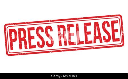 Press release grunge rubber stamp on white background, vector illustration Stock Vector