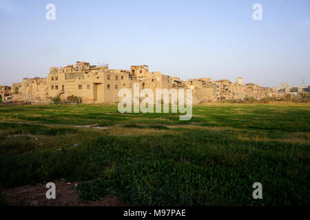 Köziciyerbisi, the last remaining part of the old town of Kashgar in Xinjiang, China Stock Photo