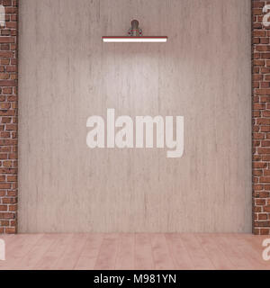 Wall lamp, 3d rendering Stock Photo - Alamy
