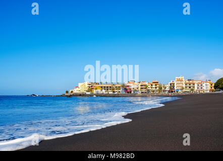 Strand in La Playa, Valle Gran Rey, La Gomera, Kanarische Inseln, Spanien Stock Photo