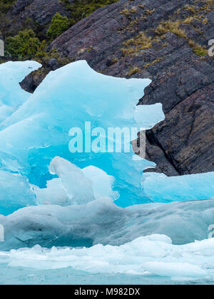 Argentina, El Calafate, Region Patagonia, Glacier Perito Moreno Stock Photo