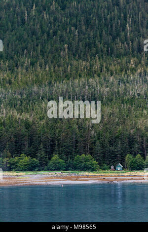 USA, Alaska, Juneau, Auke Bay, Forest and clouds Stock Photo - Alamy