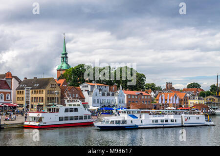 Germany, Schleswig-Holstein, Kappeln, Old town Stock Photo