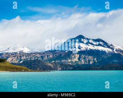 Argentina, Patagonia, El Calafate, Santa Cruz Province, Puerto Bandera, Lago Argentino Stock Photo