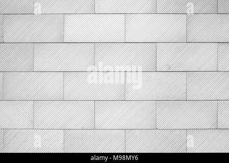 White classical brick wall for background Stock Photo