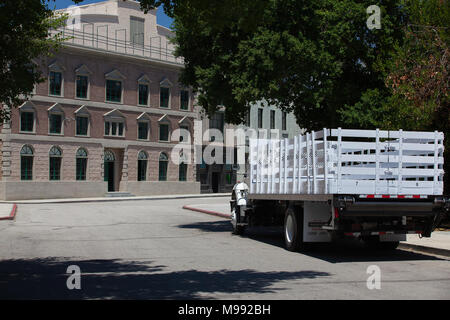 Los Angeles, USA -July 1,2011:Warner Brothers Studios in Burbank,Los Angeles. The historic 110-acre lot include 29 soundstages, plus a 20-acre backlot Stock Photo