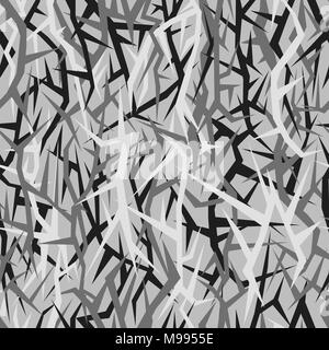 Seamless acute-angled texture for military uniform. Version - Urban Strike Stock Vector