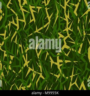 Seamless acute-angled texture for military uniform. Version - Indian Jungle Stock Vector