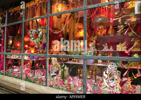 Shop window on Rue St Romain Rouen Seine-Maritime Normandy France Stock Photo