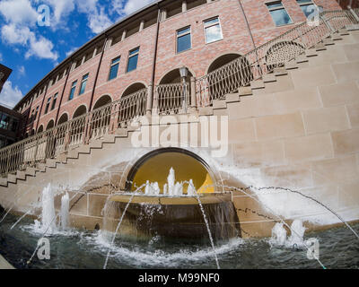 Los Angeles, MAR 16: Exterior view of the beautiful buiding in USC on MAR 16, 2018 at Los Angeles, California Stock Photo